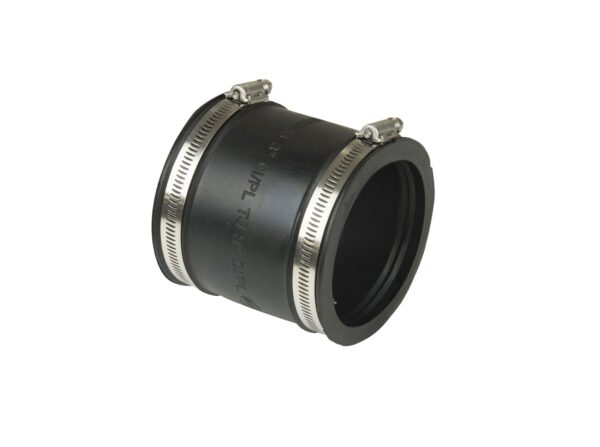 3 in Flexible Rubber Coupling with Clamps
