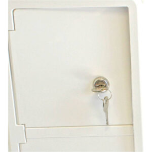 Replacement Key Set for White Waste Master Enclosure
