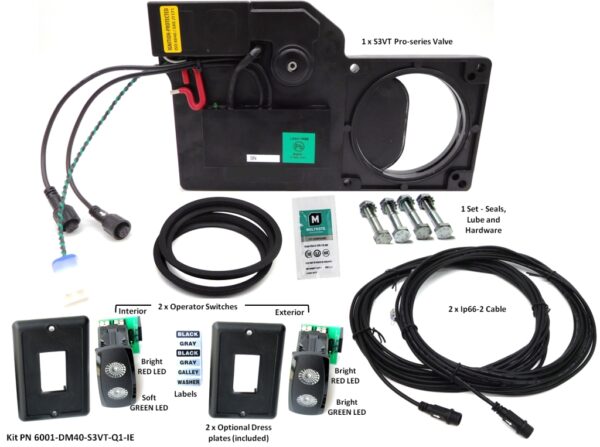 Pro-Series S3VT Drain Master Kit 1 valve 2 Operator Switches (1 Interior, 1 Exterior)