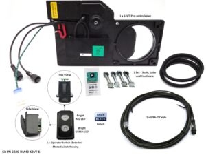 Pro-Series S3VT Drain Master Kit 1 valve 1 Operator switch (Exterior) in Mono Switch Housing